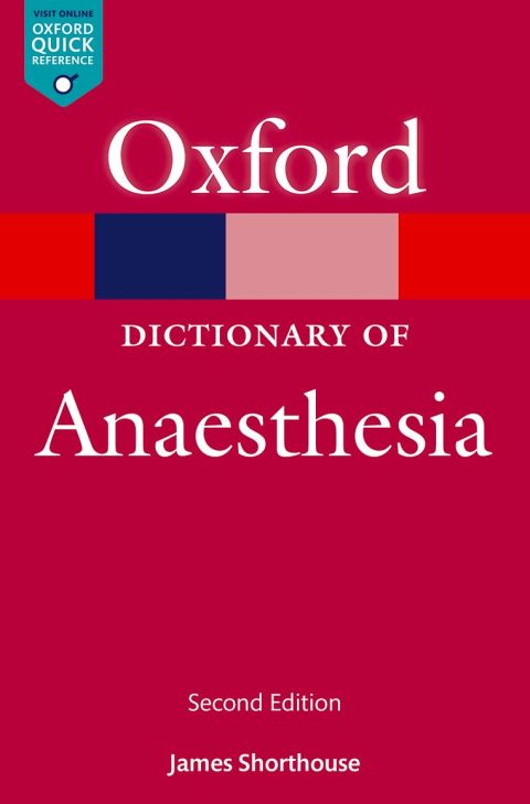 Book A Dictionary of Anaesthesia (Oxford Quick Reference Online) free
