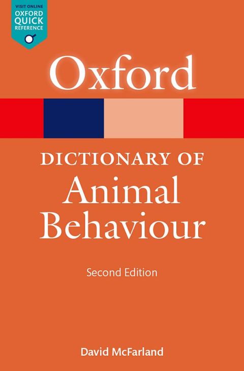 Book A Dictionary of Animal Behaviour free