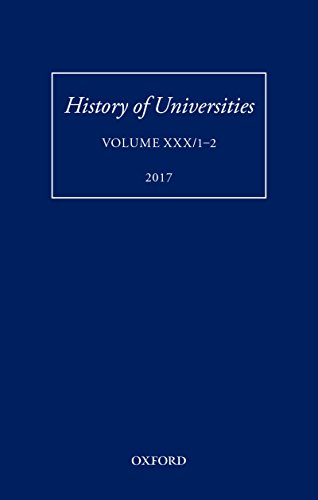 Book History of Universities: Volume XXX / 1-2 (History of Universities Series) free