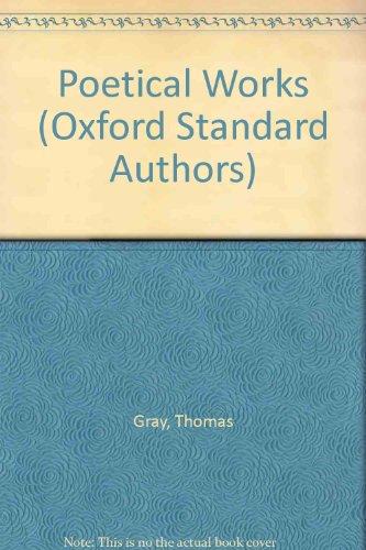 Book Thomas Gray and William Collins: Poetical Works(Oxford Standard Authors) free