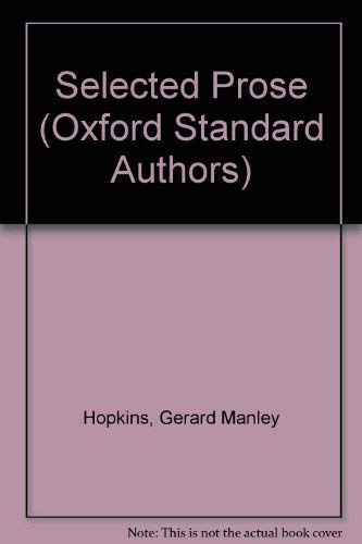Book Selected Prose (Oxford Standard Authors) free