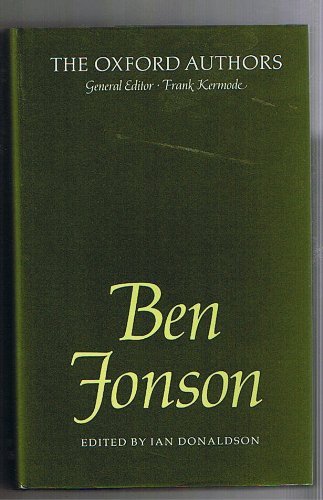 Book Ben Jonson (The Oxford Authors) free