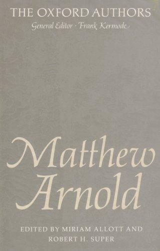 Book Matthew Arnold (The Oxford Authors) free