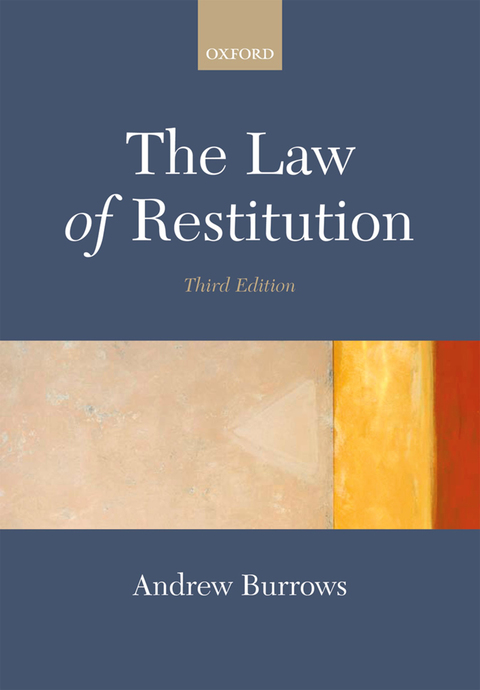 Book The Law of Restitution free
