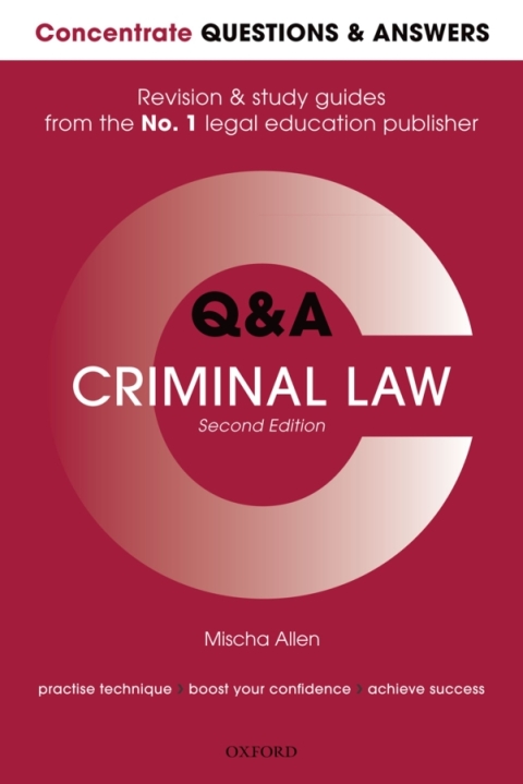Book Concentrate Q&A Criminal Law free
