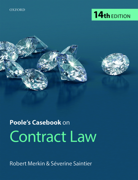 Book Poole's Casebook on Contract Law free
