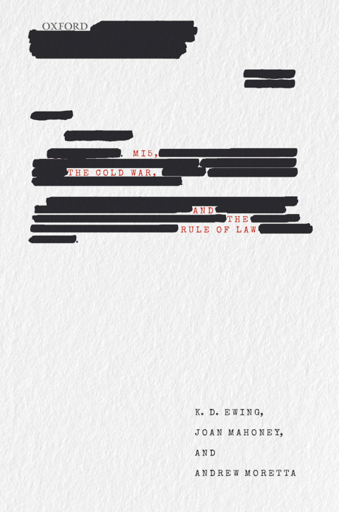 Book MI5, the Cold War, and the Rule of Law free