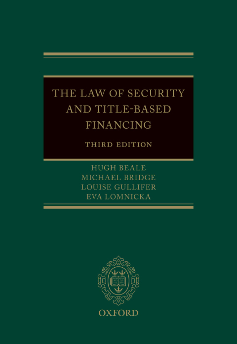 Book The Law of Security and Title-Based Financing free