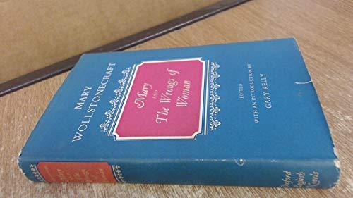 Book Mary, a Fiction and the Wrongs of Woman (Oxford English Novels) free