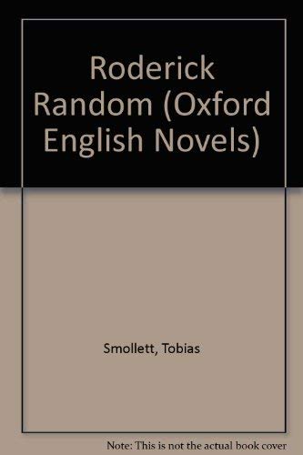 Book The adventures of Roderick Random (Oxford English novels) free