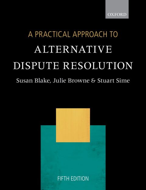Book A Practical Approach to Alternative Dispute Resolution free