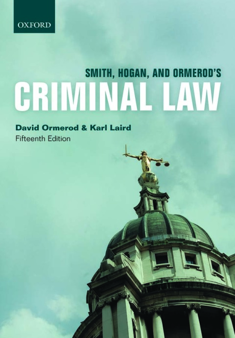 Book Smith, Hogan, & Ormerod's Criminal Law free