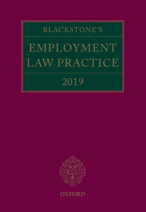 Book Blackstone's Employment Law Practice 2019 free