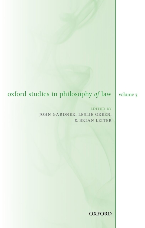Book Oxford Studies in Philosophy of Law Volume 3 free