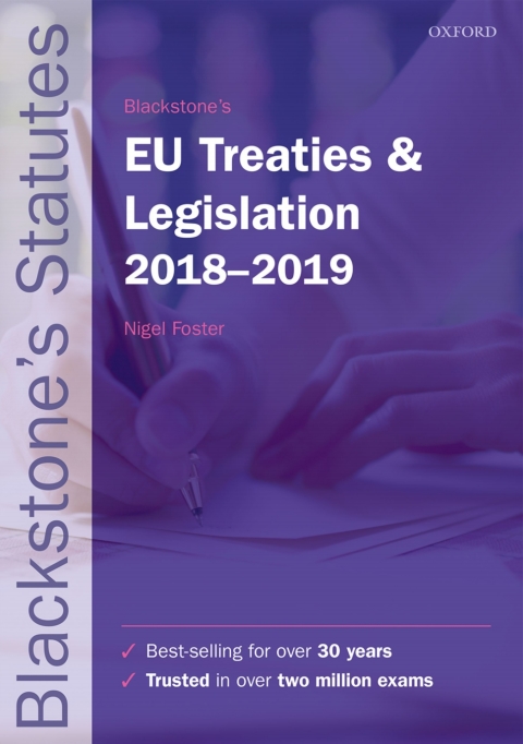 Book Blackstone's EU Treaties & Legislation 2018-2019 free