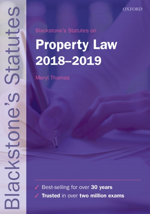 Book Blackstone's Statutes on Property Law 2018-2019 free