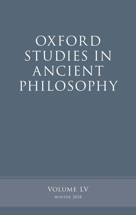 Book Oxford Studies in Ancient Philosophy, Volume 55 free