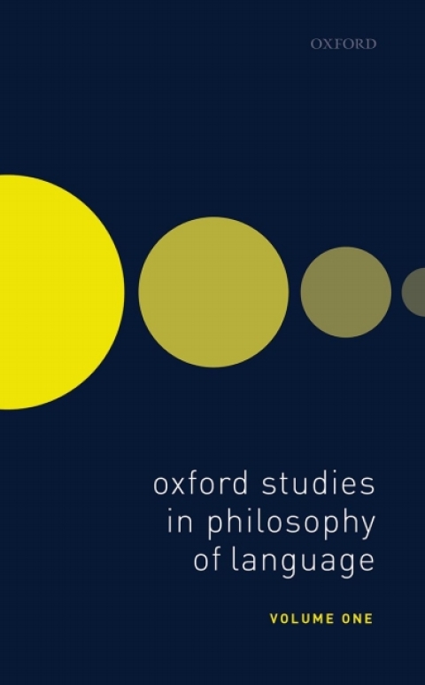 Book Oxford Studies in Philosophy of Language Volume 1 free