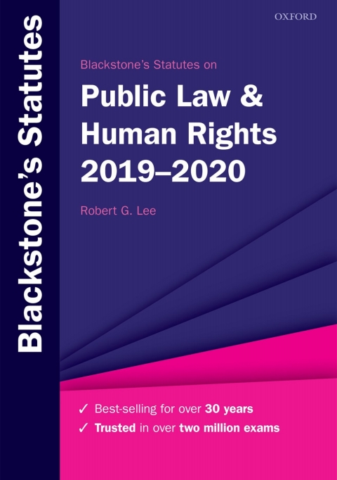 Book Blackstone's Statutes on Public Law & Human Rights 2019-2020 free