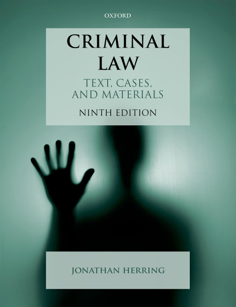 Book Criminal Law: Text, Cases, and Materials free