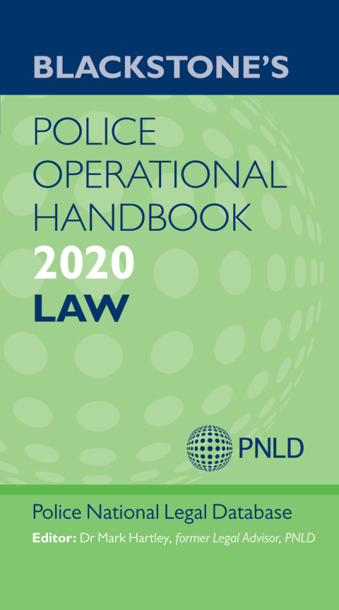 Book Blackstone's Police Operational Handbook 2020: Law free