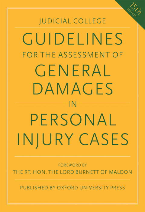 Book Guidelines for the Assessment of General Damages in Personal Injury Cases free