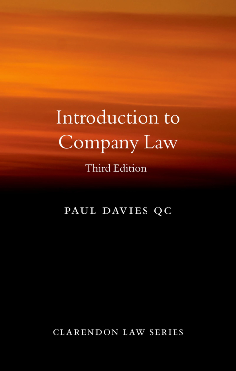 Book Introduction to Company Law (Clarendon Law Series) free