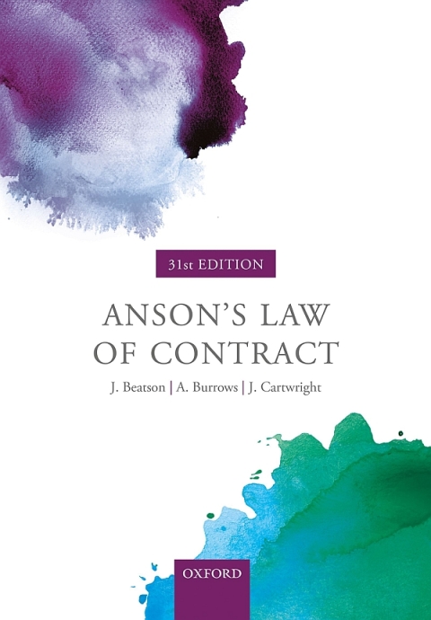 Book Anson's Law of Contract free Book Anson's Law of Contract free