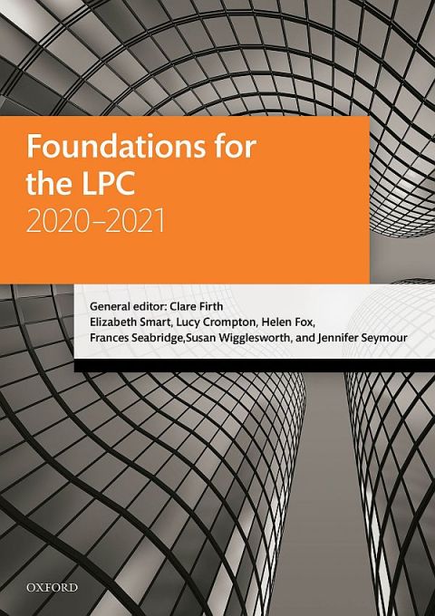 Book Foundations for the LPC 2020-2021 free
