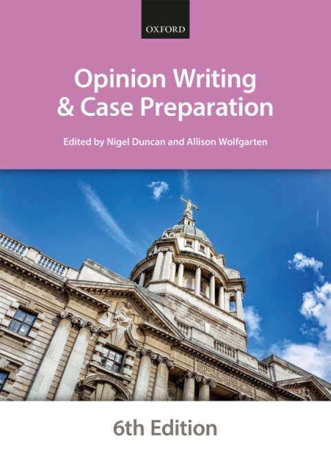 Book Opinion Writing and Case Preparation free