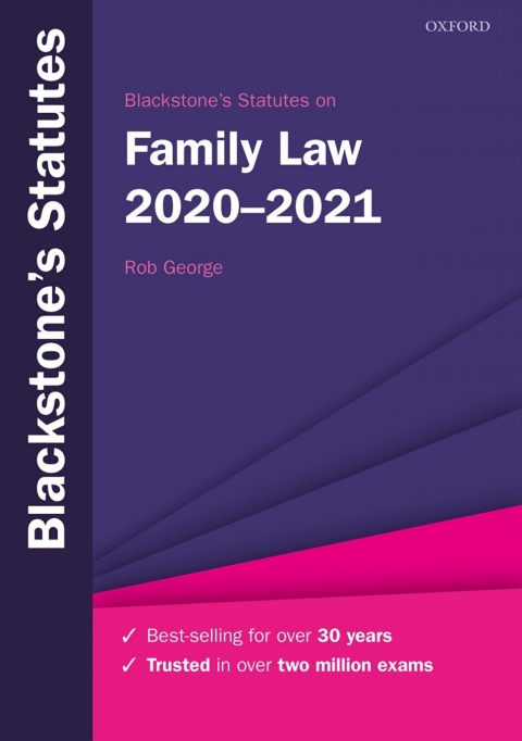 Book Blackstone's Statutes on Family Law 2020-2021 free