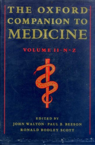 Book The Oxford Companion to Medicine free