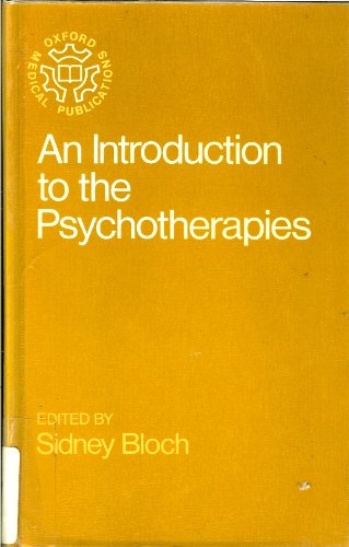 Book An Introduction to the Psychotherapies free
