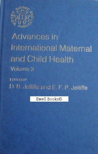 Book Advances In International Maternal And Child Health: Volume 4 free
