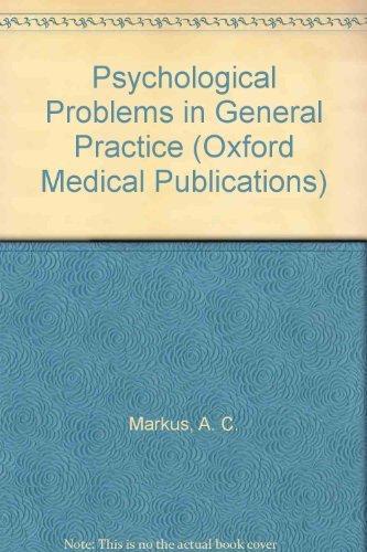 Book Psychological Problems In General Practice free