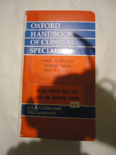Book Oxford Handbook Of Clinical Specialties (oxford Medical Publications) free