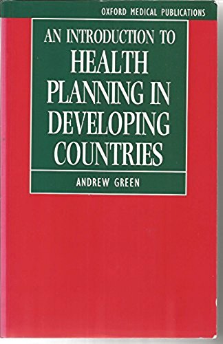 Book An Introduction to Health Planning in Developing Countries free