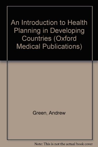 Book An Introduction to Health Planning in Developing Countries (Oxford Medical Publications) free