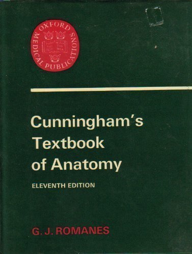 Book Cunningham's Textbook of Anatomy (Oxford medical publications) free