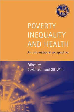 Book Poverty, Inequality and Health: An International Perspective free