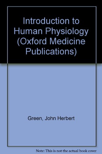 Book An Introduction To Human Physiology (oxford Medical Publications) free