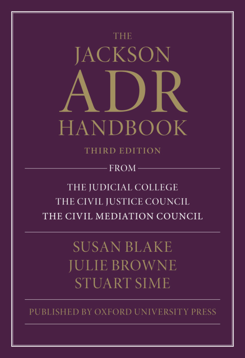 Book The Jackson ADR Handbook free
