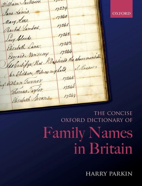 Book The Concise Oxford Dictionary of Family Names in Britain free