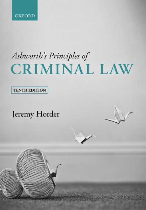 Book Ashworth's Principles of Criminal Law free