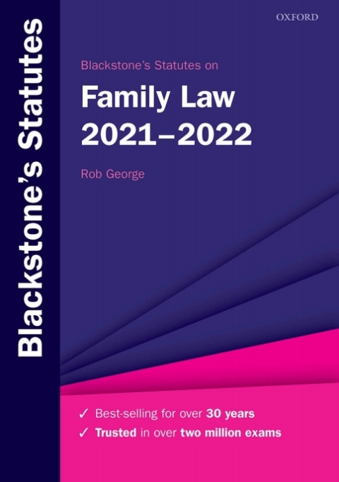 Book Blackstone's Statutes on Family Law 2021-2022 free