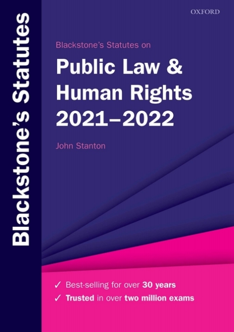 Book Blackstone's Statutes on Public Law & Human Rights 2021-2022 free