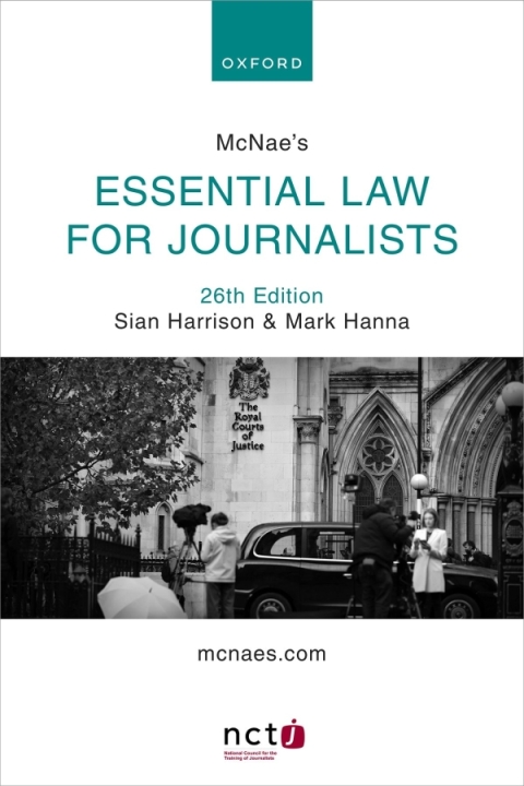Book McNae's Essential Law for Journalists free