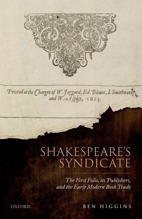 Book Shakespeare's Syndicate: The First Folio, its Publishers, and the Early Modern Book Trade free