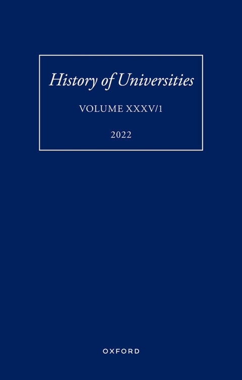 Book History of Universities XXXV / 1: The Unloved Century: Georgian Oxford Reassessed (History of Universities Series) free