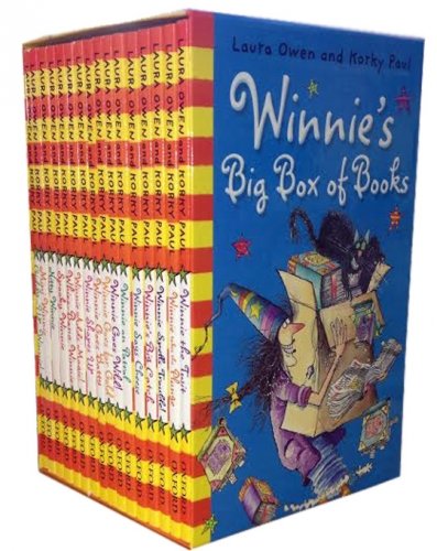 Book Winnie's Big Box Of 16 Books (Winnie the Witch) Collection Set NEW Laura Owen free